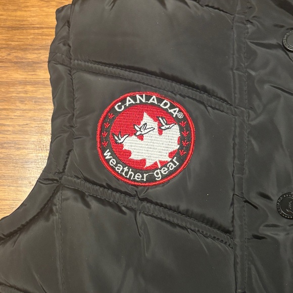 Canada Weather Gear Girls Black Cozy Vest Size M 10/12 to 15c No Hood - Picture 3 of 6